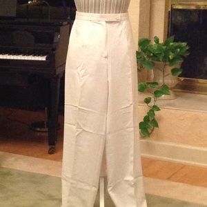 Cream colored trousers